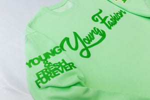 Young Fashion 16 "Neo Mint Classic Spring" Crew Neck