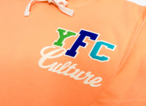 Young Fashion 16 Cantaloupe YFC Culture  Spring Hoodie